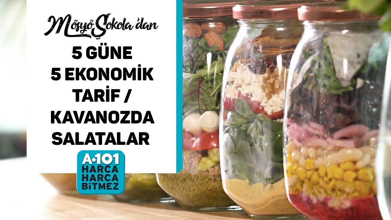 5 Güne 5 Ekonomik Tarif / Kavanozda Salatalar | A101