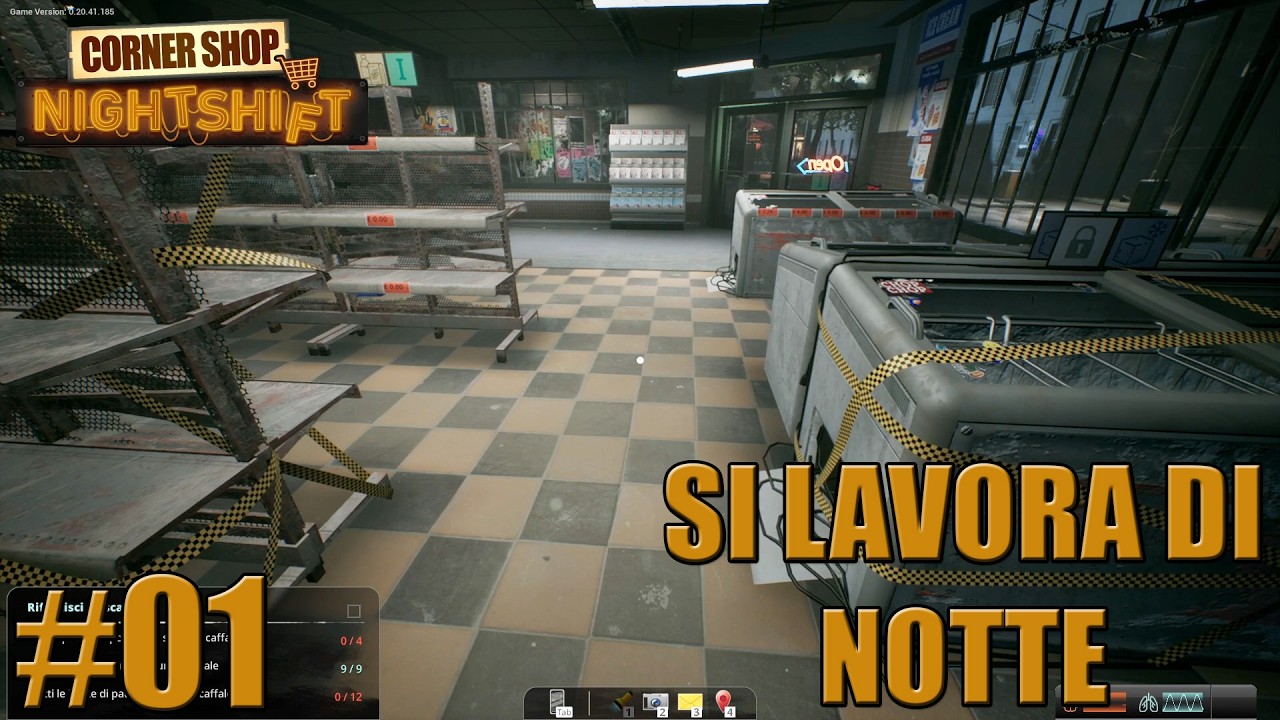 Corner Shop Nightshift - Gameplay ITA - Let's Play #01 - Uno strano supermarket da gestire di notte