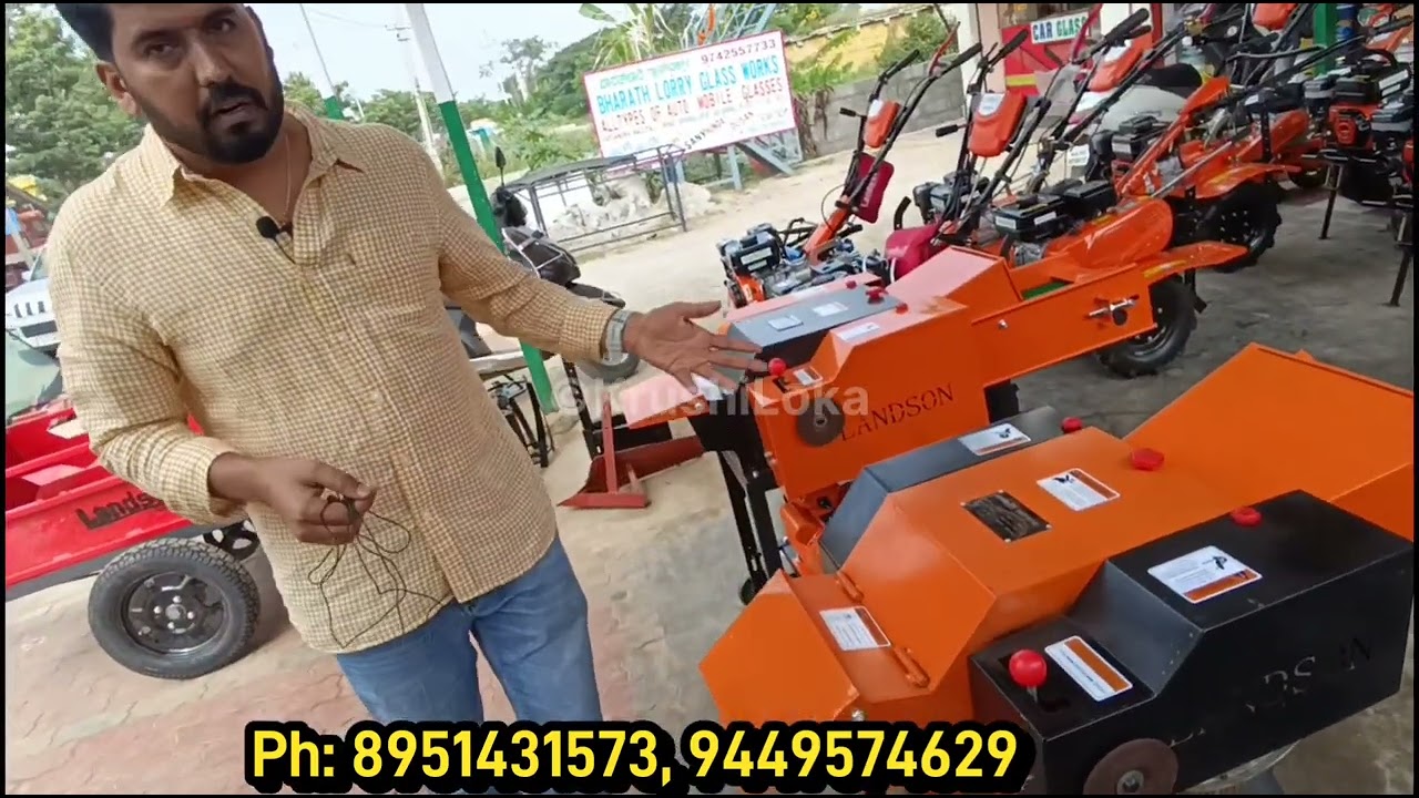New type speed gear modal chaffcutter -LANDSON