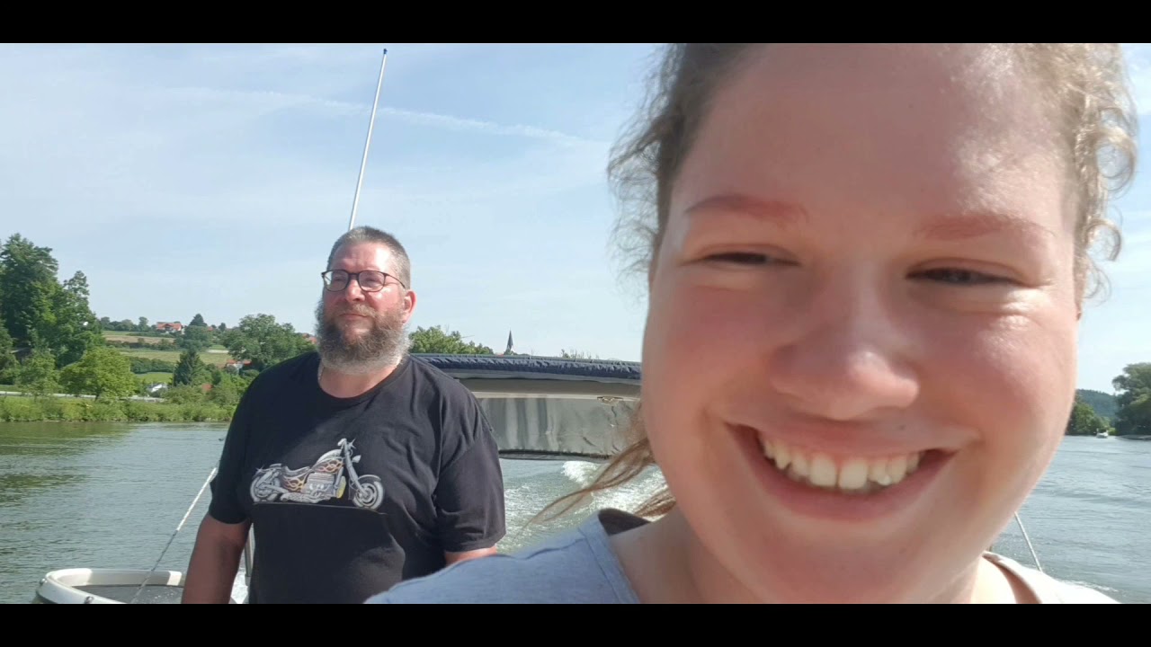 Urlaub 2021 an der Donau bei Kapfelberg mit Boot und Wohnmobil. Ein riesen Spa&szlig;!