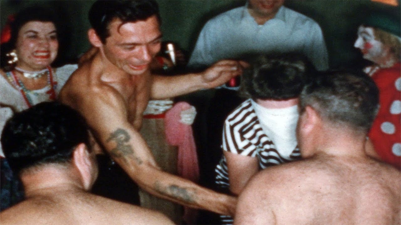 1958 Vintage Halloween Basement Party ~ 