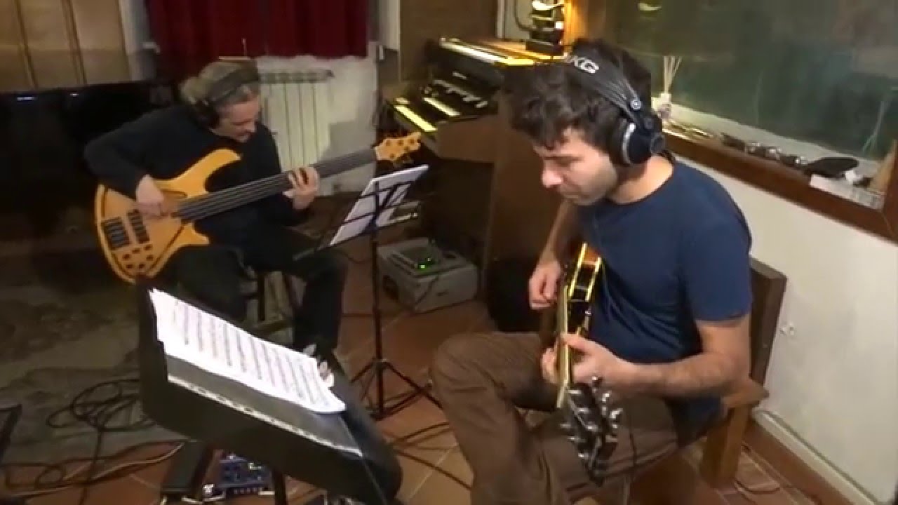 Anime Mobili - Poeti, Bartolucci, Siniscalco performing live at Delta-top studio