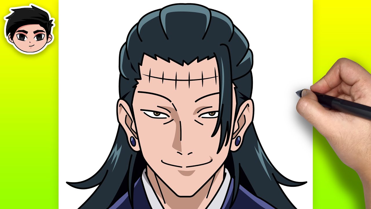 How to Draw KENJAKU from Jujutsu Kaisen | Easy Step-by-Step