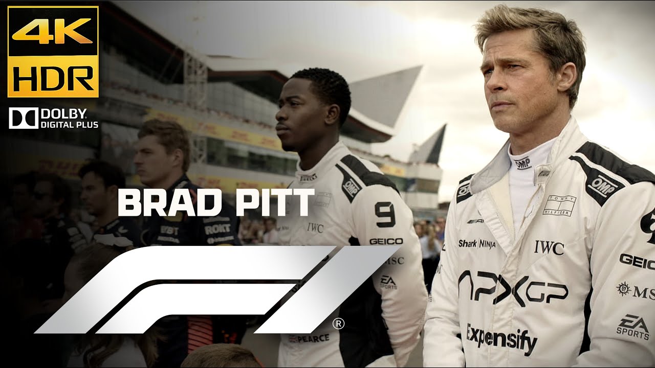 F1 (2025) &bull; 4K HDR  Dolby Digital 5.1ch Trailer &bull; Joseph Kosinski & Brad Pitt