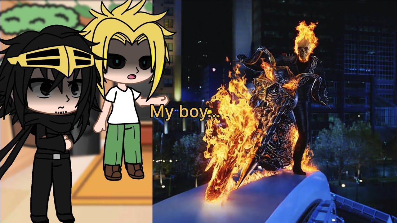 Class 1A react to Deku as Ghost Rider| BNHA/MHA || GCRV |I No Ships ||