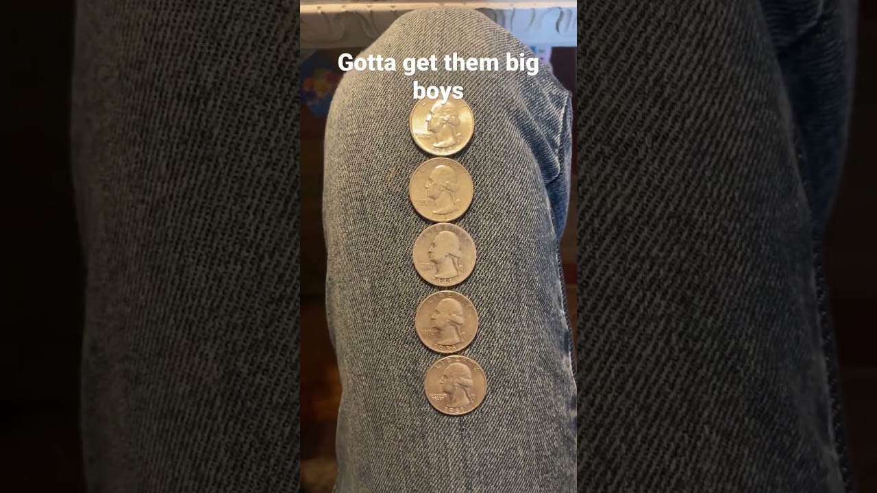 5 ounce silver quarters.