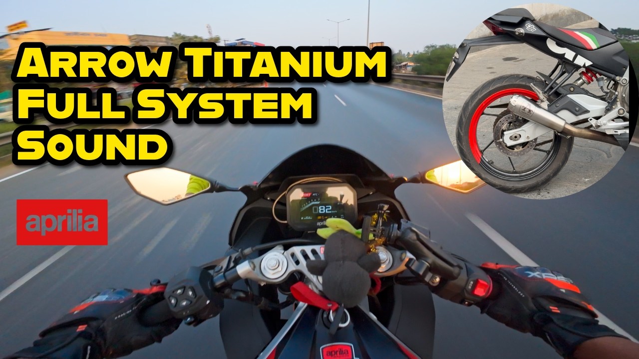 Aprilia RS 457 POV Highway Ride 🔊 | Arrow Race Pro Titanium Full System Exhaust | Loud ASMR [4K]