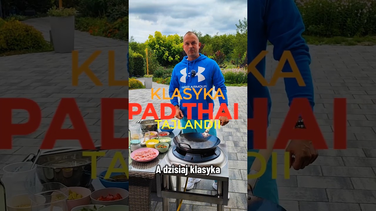Pad Thai z indykiem 🍜🔥 Klasyk Tajlandii prosto z woka!#padthai #wok #asianfood