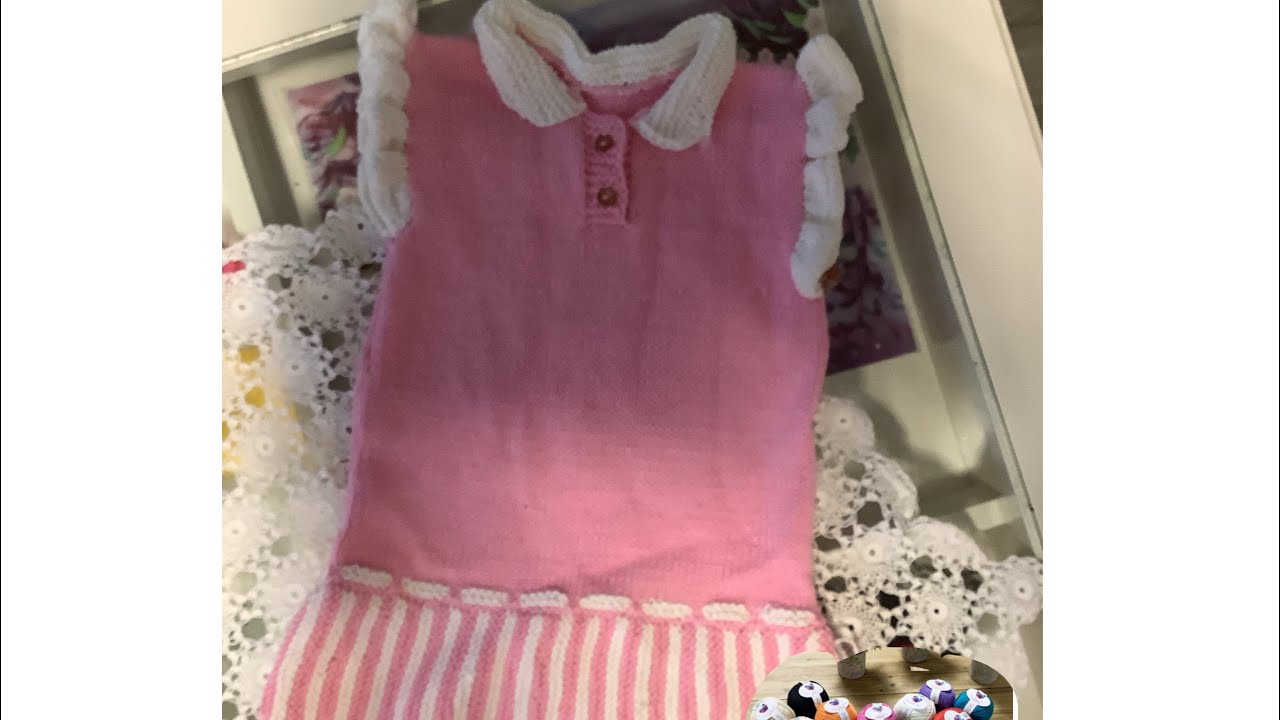 Robe enfant col polo