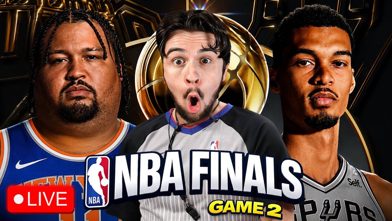 🔴KNICKS vs SPURS GAME 2 NBA FINALS LIVESTREAM WATCH PARTY🔴