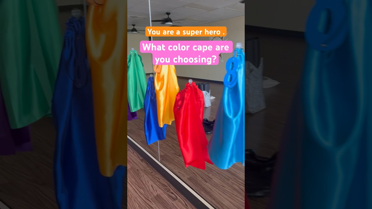 Pick a Color! 🌈#superhero #costume #yogaparty #partydecorations #yourchoice