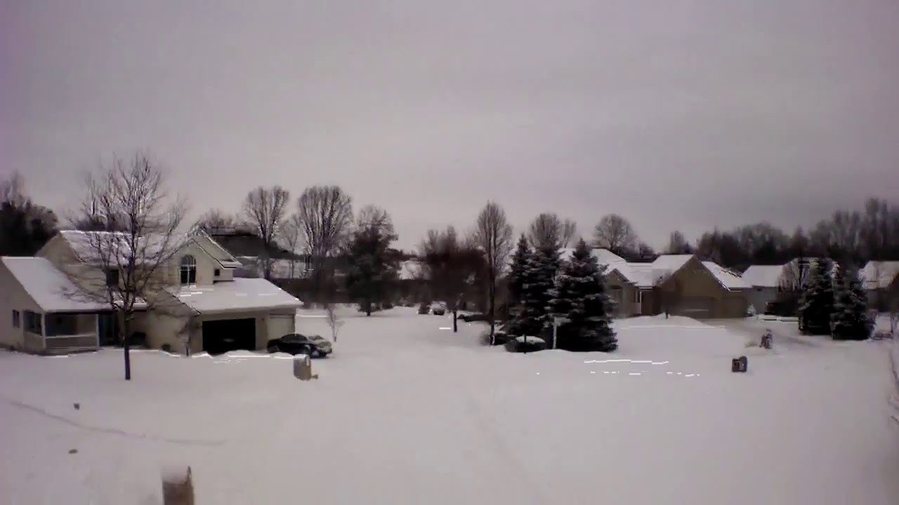 Flying a drone in a subdivision in Clio, MI