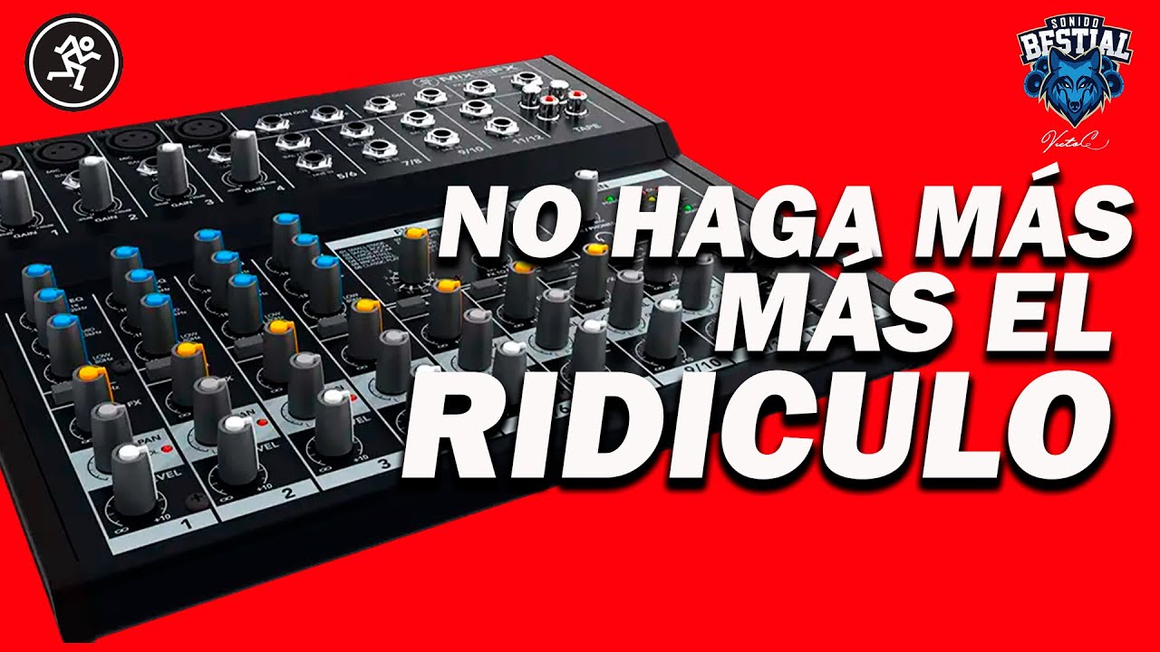 C&oacute;mo Usar una CONSOLA ANALOGA Peque&ntilde;a MACKIE Mix12FX (2024)