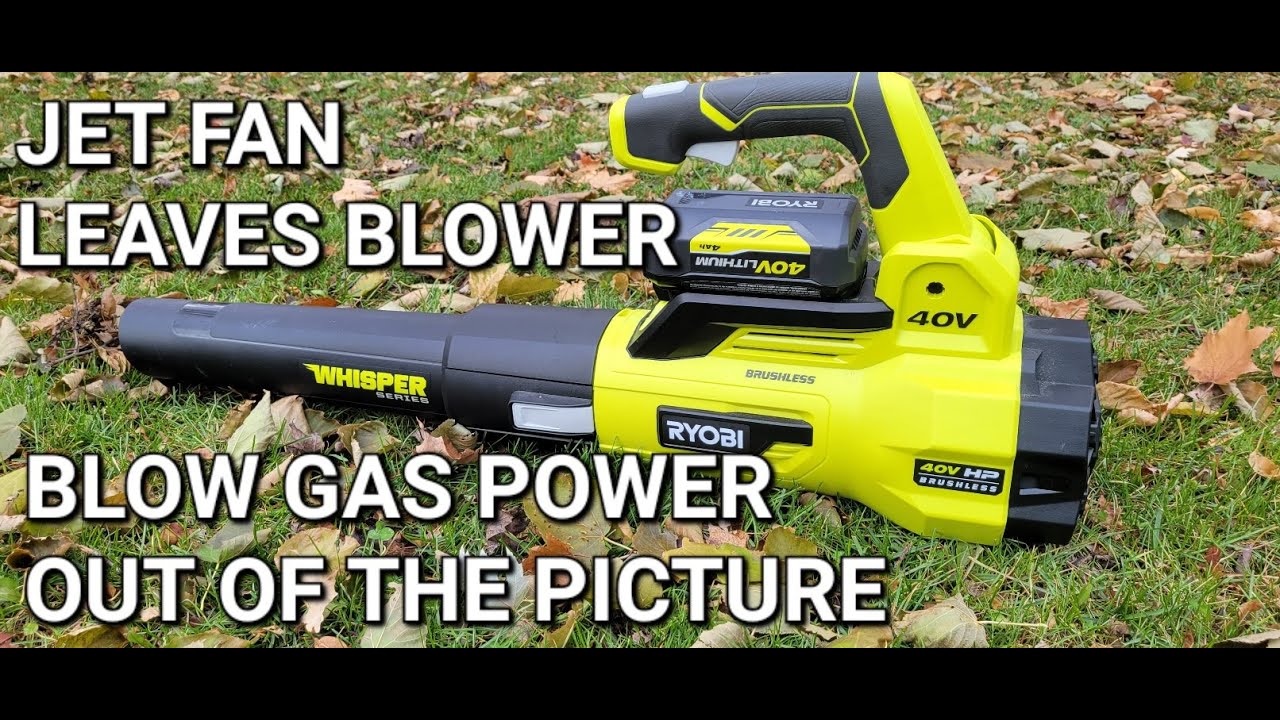 Ryobi 40v 550CFM leaves blower