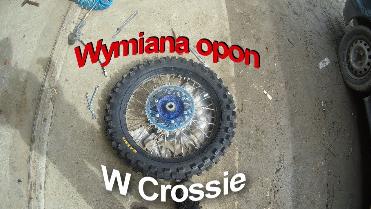 Wymiana opon w  Yamaha Yz125 Brata