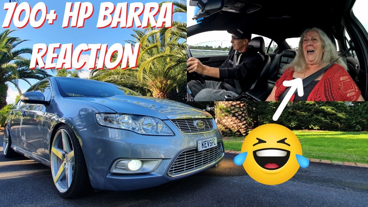 700+ HP AUSSIE BARRA Ride along with my MOTHER IN LAW ....She was NOT HAPPY LOL ..REACTION IS GOLD !