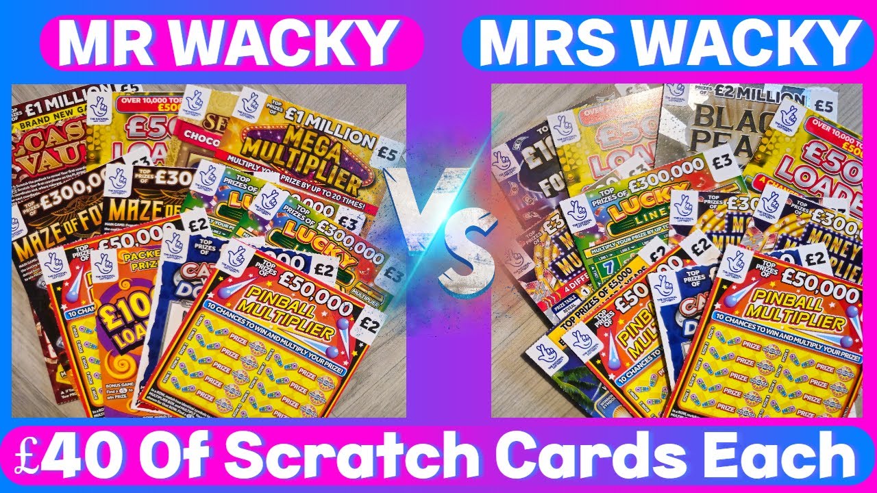 Scratch Cards: Mr vs Mrs SCRATCHCARD Battle. WHO WINS? 🎉