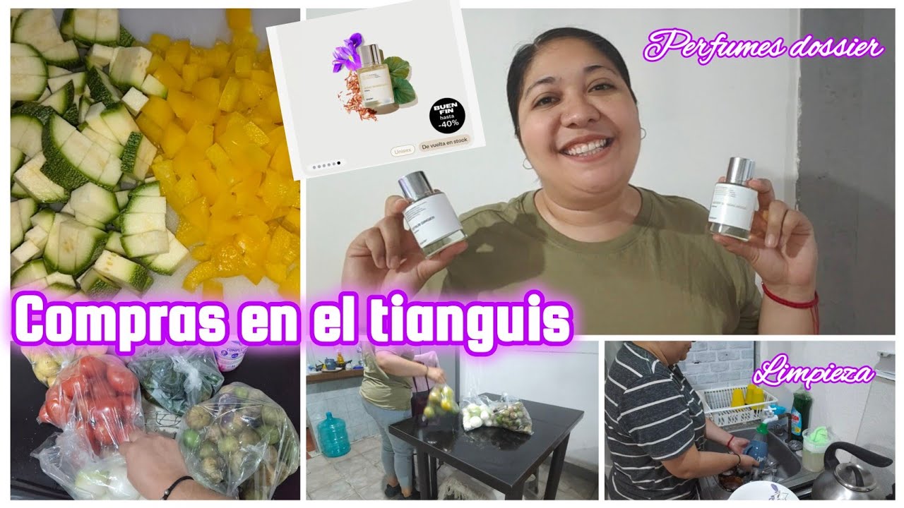 Compras en el tianguis // un poco de limpieza //@dossierperfumes #dossier #dossierperfumes 