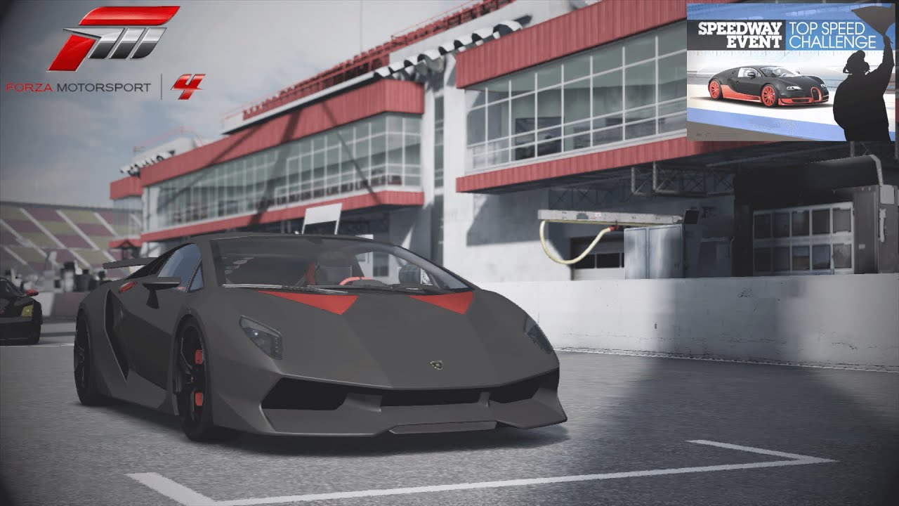 Forza Motorsport 4 - Top Speed Challenge Event - Lamborghini Sesto Elemento 2011