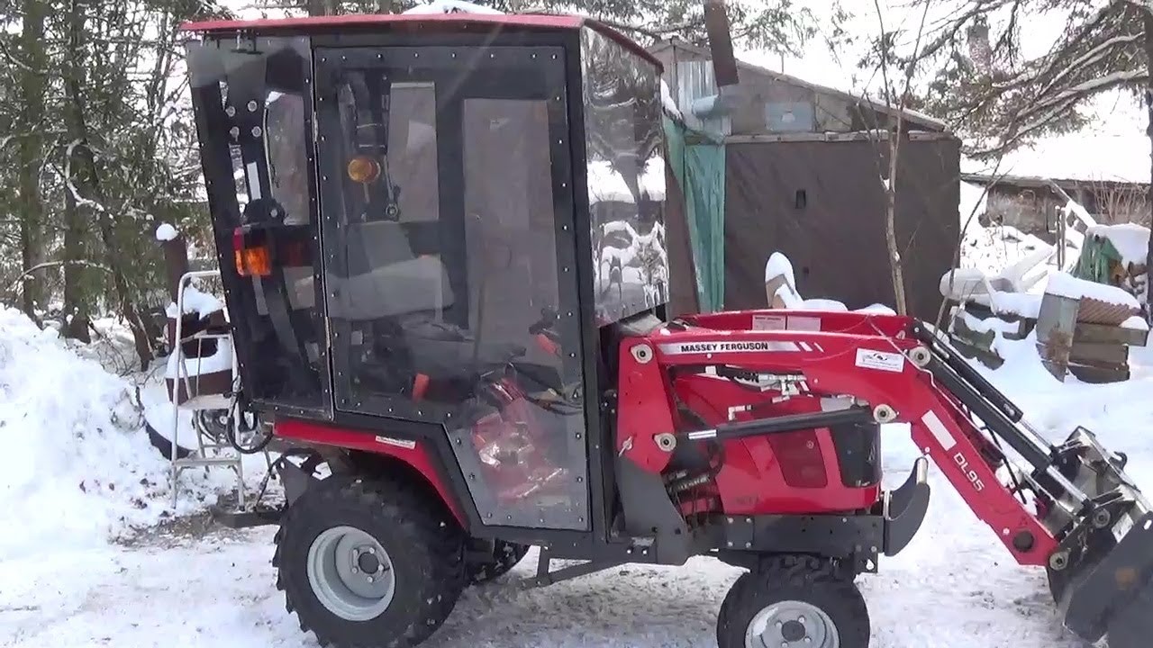 Homemade tractor CAB for mi GC1710 part 2
