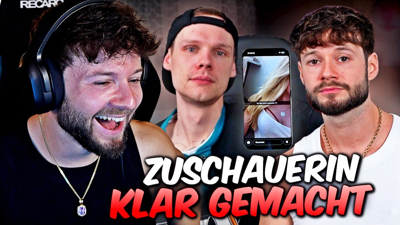 Snaps von Zuschauerin bekommen 😂😏 Sascha Reaction