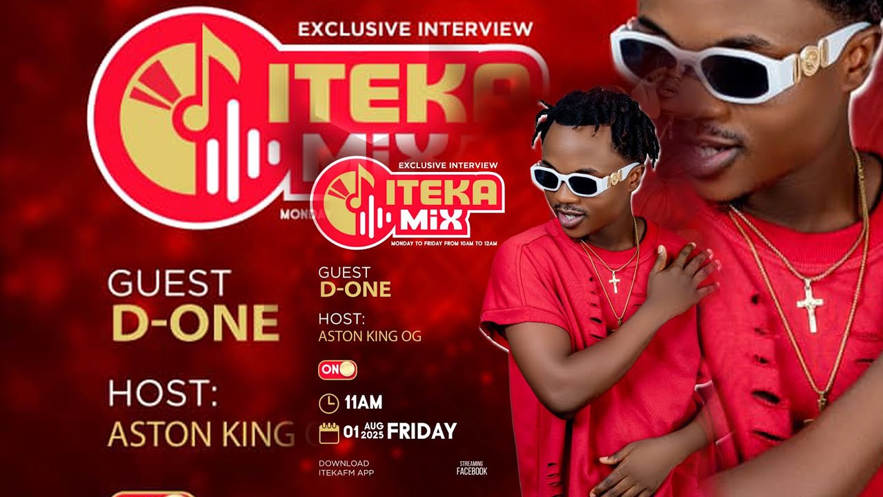 #ITEKAMIXLIVE from 1-8-2025 with Aston King Original INVITE : D-ONE Offical