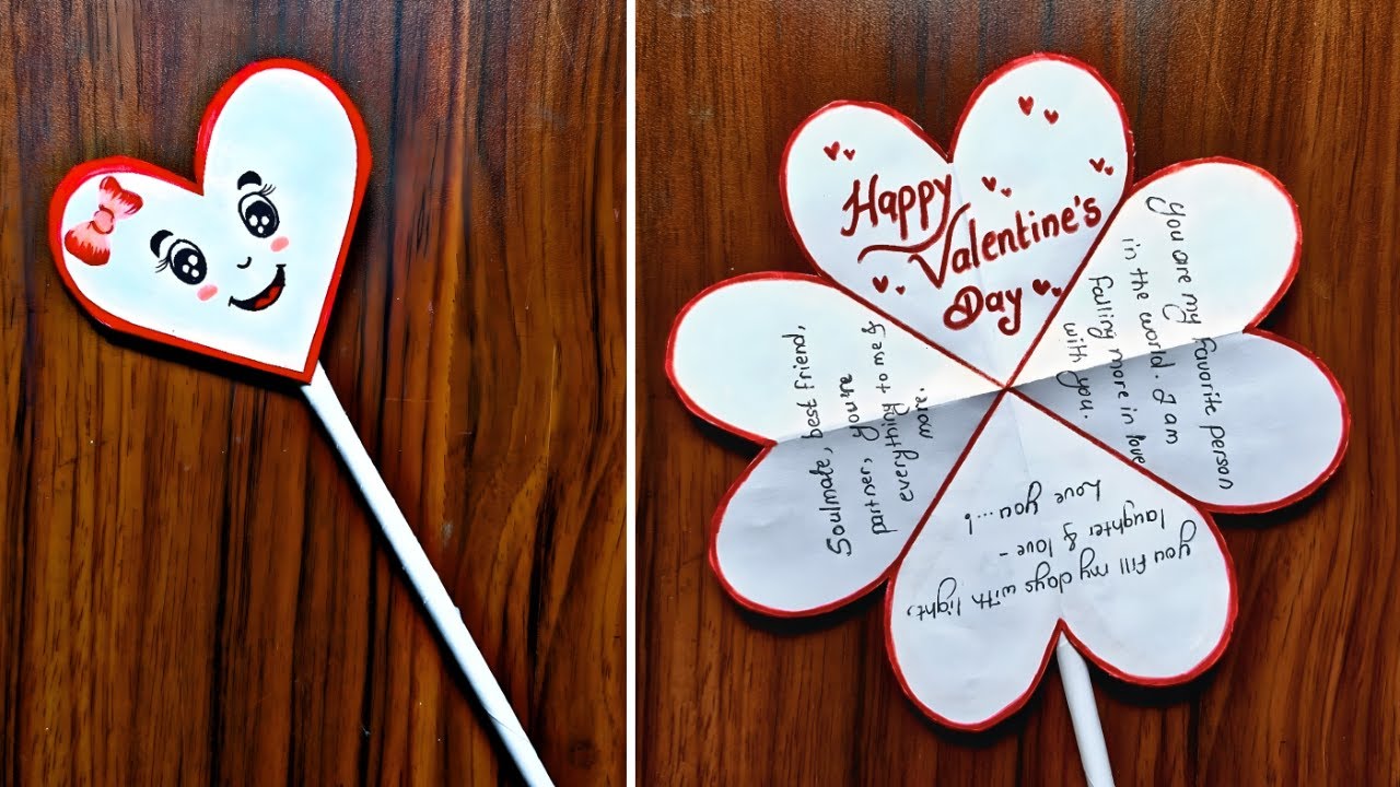 DIY Valentine's Day Greeting Card | How to Make Valentine's Day Card | Valentine's Day Card Making❤️