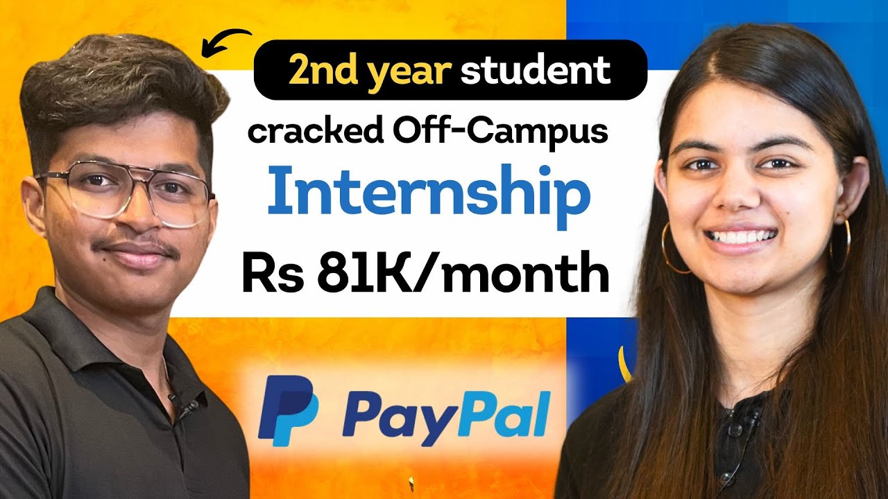 2nd year student cracks Paypal | Off-Campus selection | + PPI