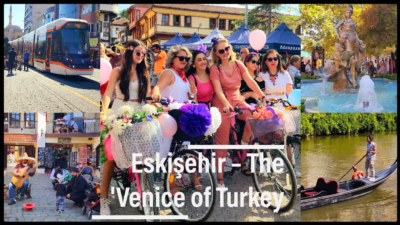 Eskişehir The Venice Of Turkey | Walking Tour 2023 | 4K