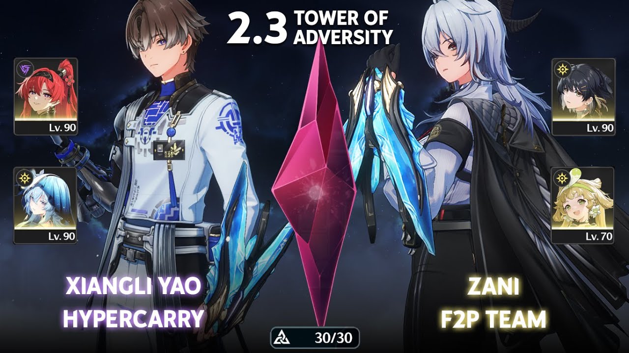 S0 Zani F2P Team & S0 Xiangli Yao Hypercarry | Tower of Adversity | Wuthering Waves 2.3