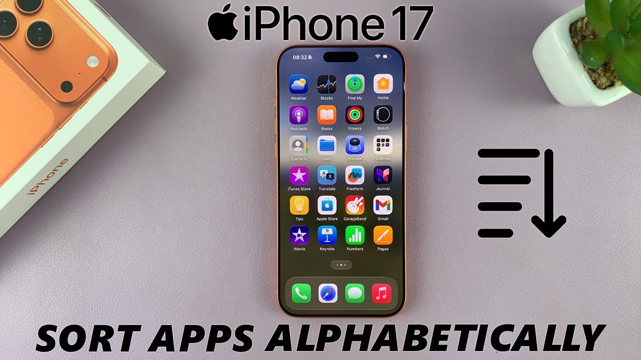 Как упорядочить приложения по алфавиту на iPhone 17 / 17 Pro