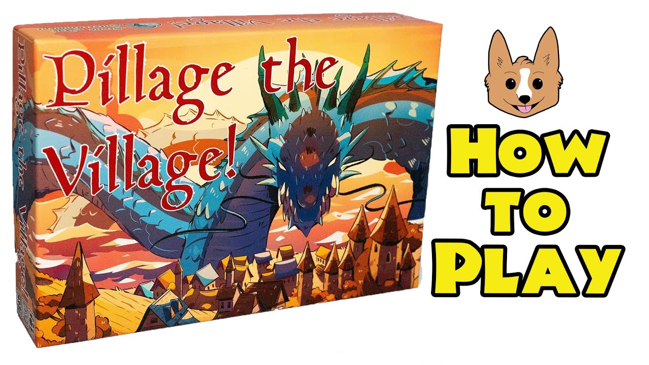 Pillage the Village Board Game Demo - The Game Flames