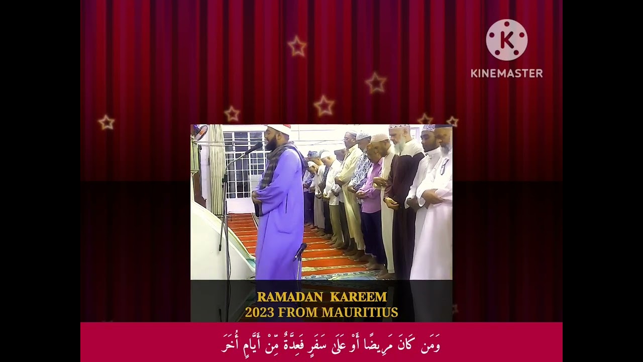 Traweeh in Mauritius Africa 2023