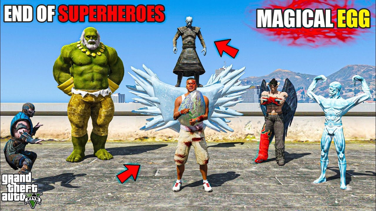 FRANKLIN STOPS NIGHT KING TO DESTROY LOS SANTOS WITH MAGICAL EGG IN GTA 5! | MAESTRO HULK | #part5