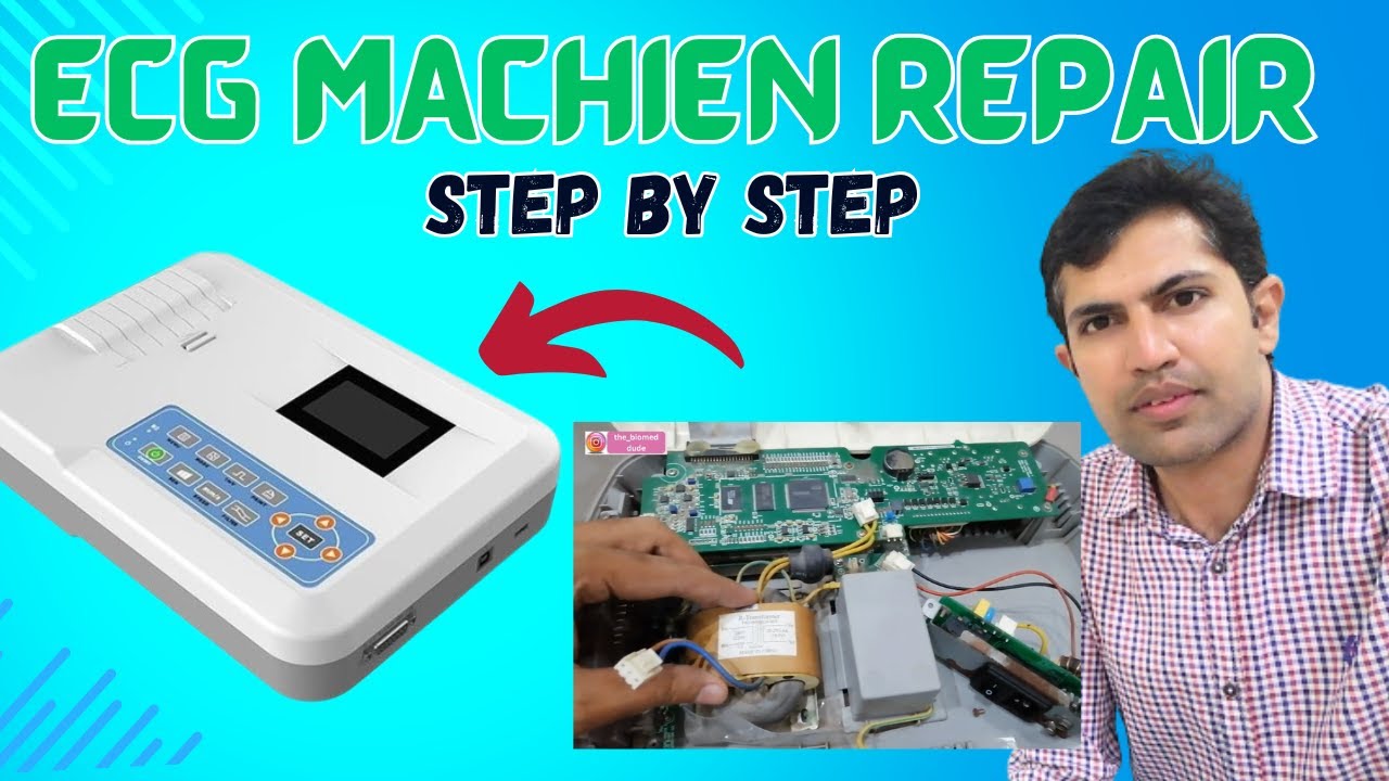 How to fix an ECG machine ?  Troubleshooting techniques  ✅ The Biomed Dude #ecg #biomedicaengineer