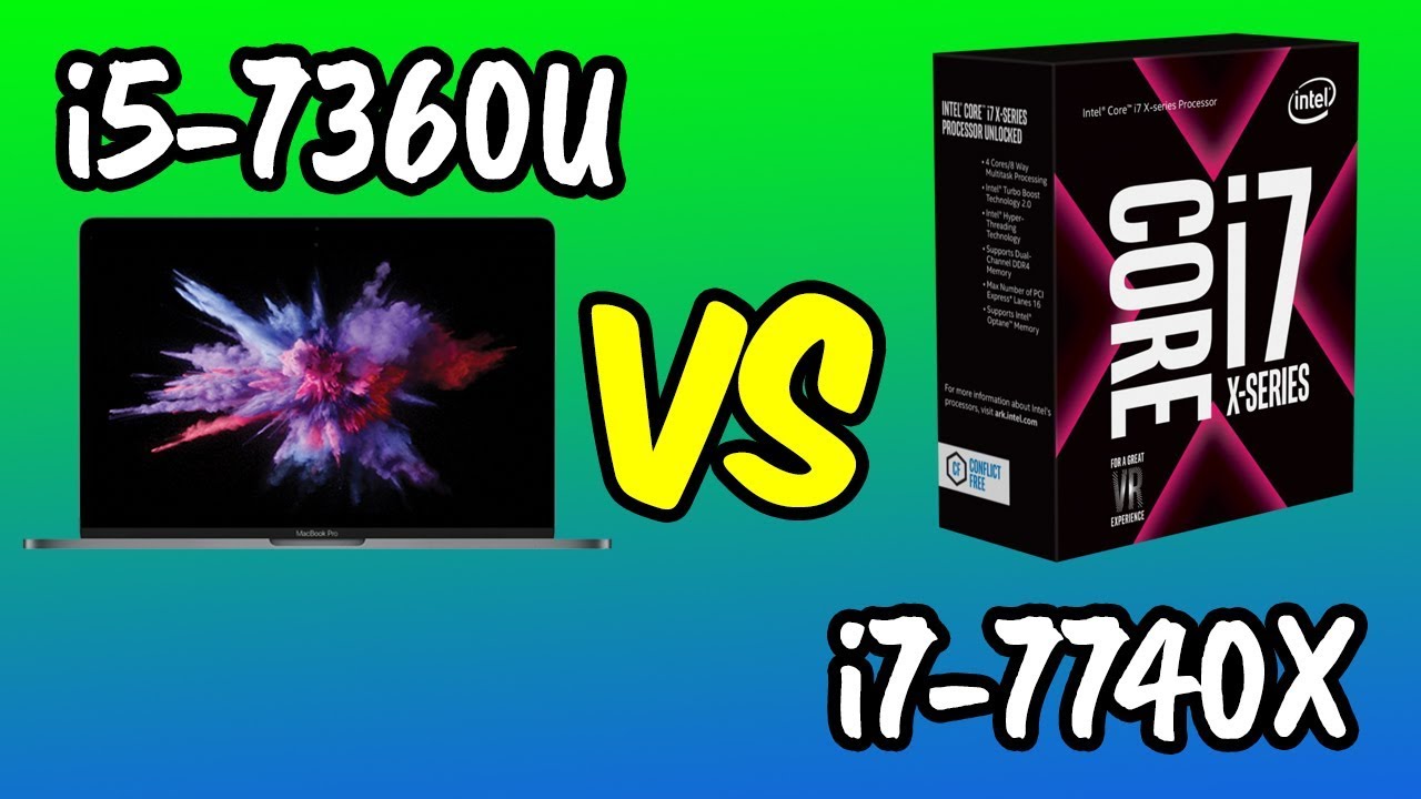 💥i5-7360U vs i7-7740X 🔥Benchmarks Test! 🎮 [4K]