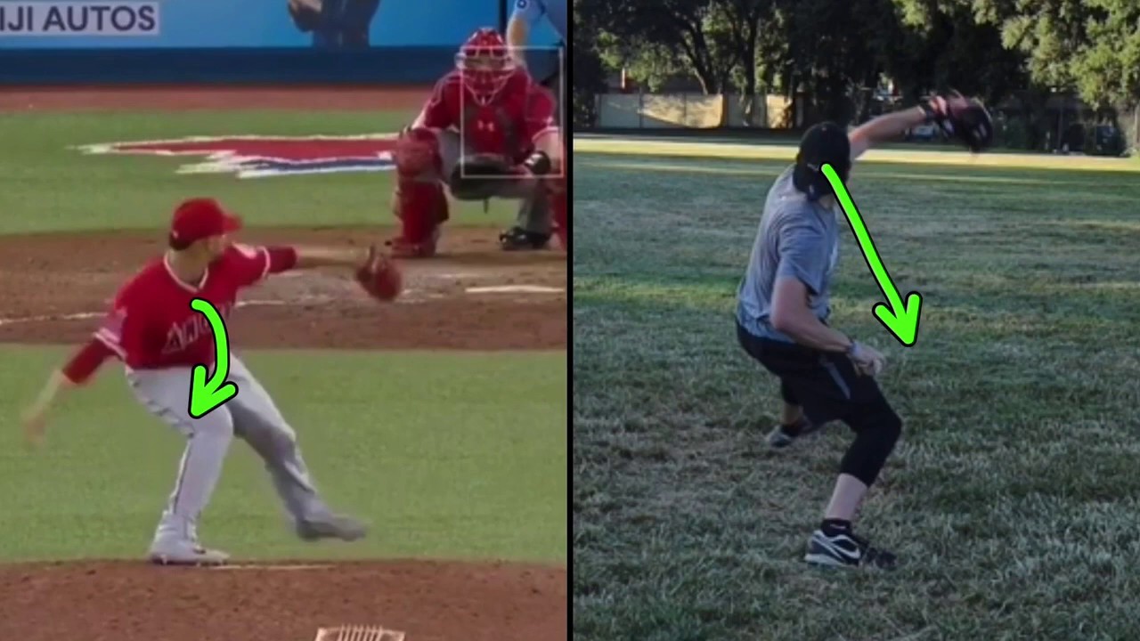 Hansel Robles 100 MPH Hesitation Pitch + My Leg Lift Pause Long Toss Throw - Accelerators vs Drivers