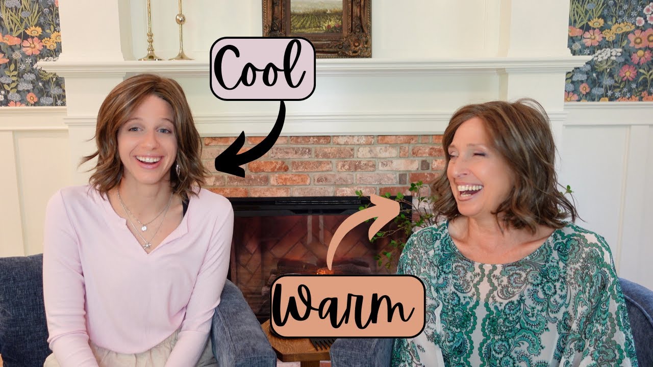 Cool vs. Warm Color Analysis | Trying on Wigs with my Daughter