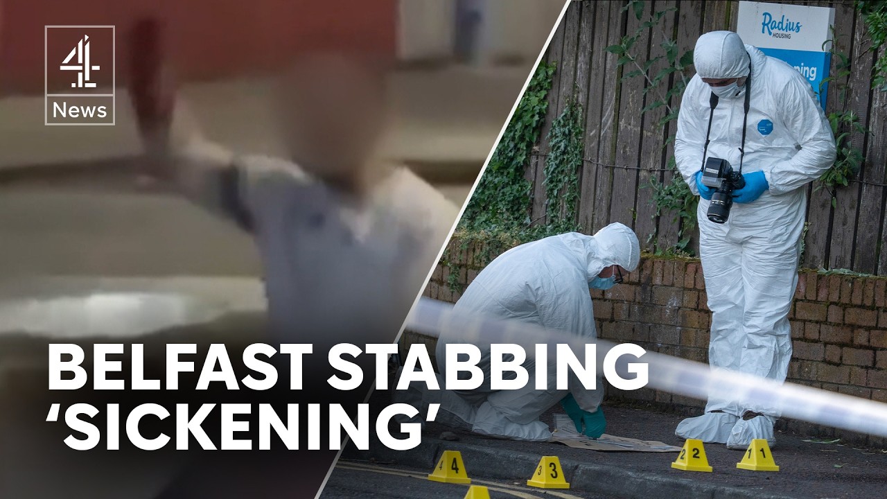 Belfast stabbing: police urge people &lsquo;who know nothing of Northern Ireland&rsquo; not to stir up disorder