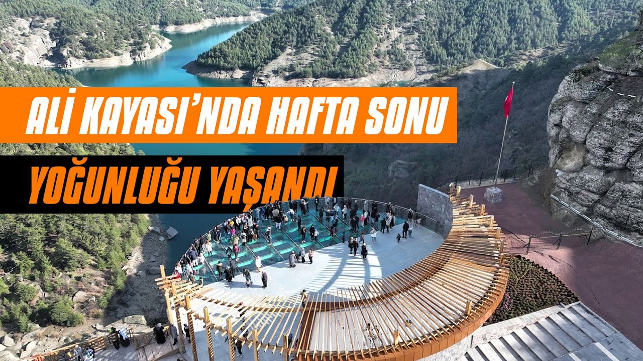 Ali Kayası Cam Teras Ve Turizm Tesisleri’nde Hafta Sonu Yoğunluğu Yaşandı