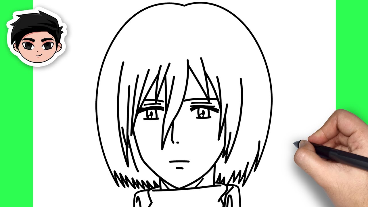 How To Draw Mikasa Ackerman | Attack on Titan - Easy Step By Step