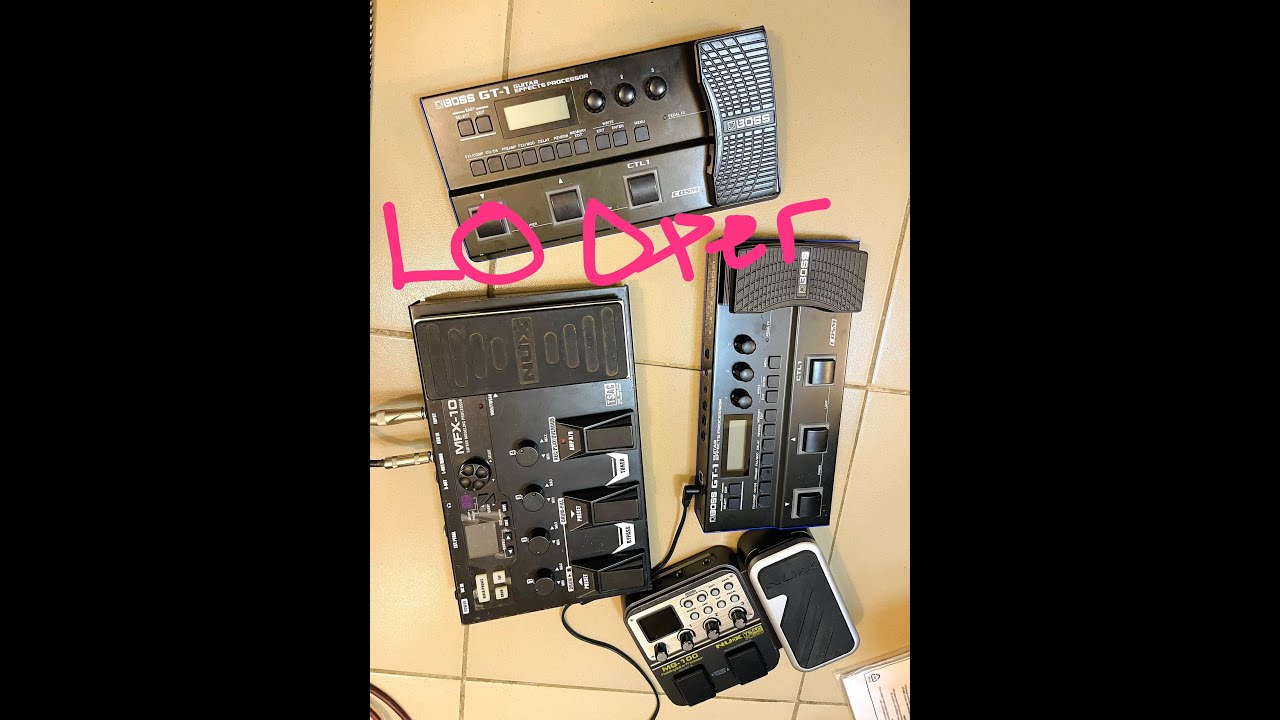 Looper and Overdubs with NUX MFX-10 Guitar Effect Processor