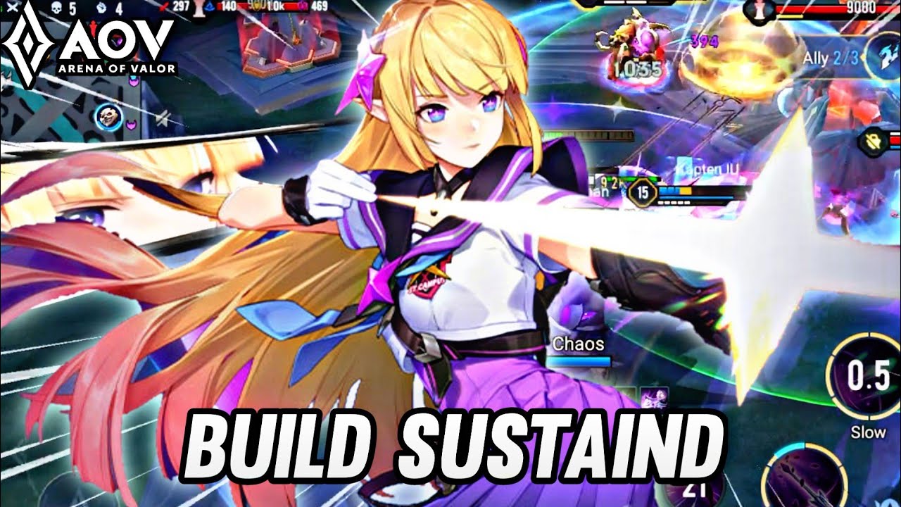 TEL'ANNAS GAMEPLAY | BUILD SUSTAIND - ARENA OF VALOR