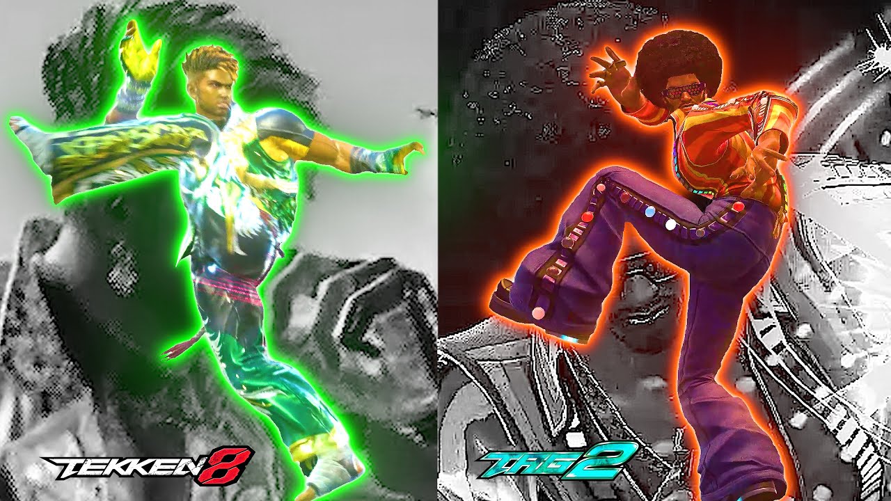 Tiger Jackson x EDDY GORDO TEKKEN 8 - Comparison Moves