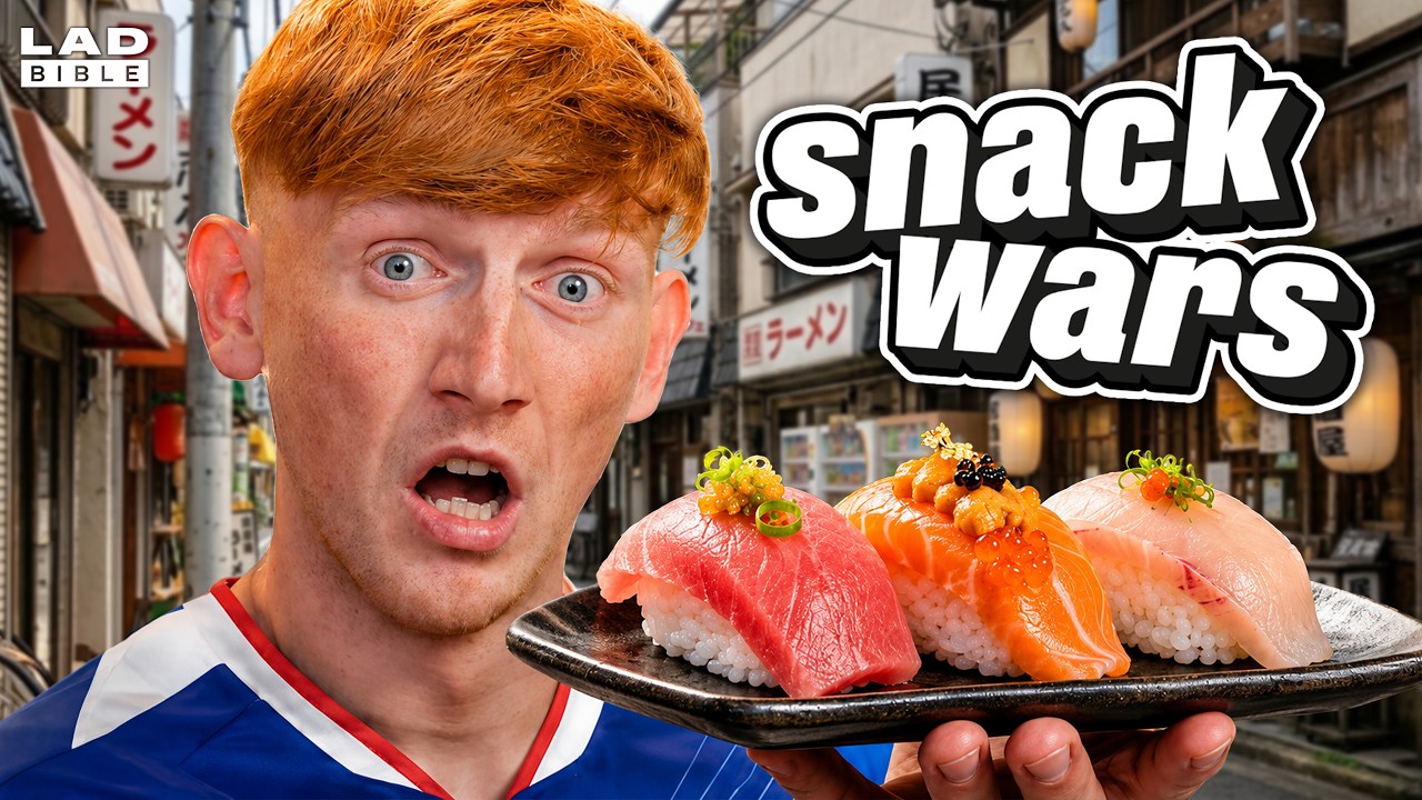 Angry Ginge & Jakey Try UK vs Japan Snacks | Snack Wars: World Tour