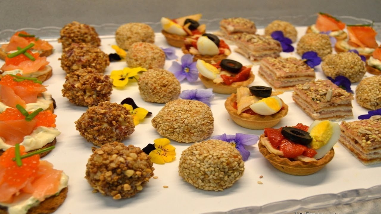 Canapes variados originales y muy faciles