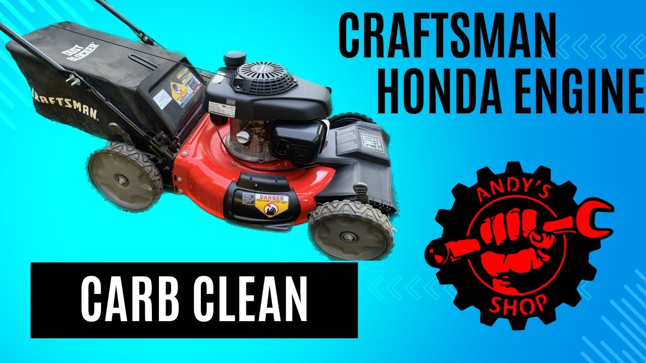 Free Broken Craftsman M250 with Honda GCV160 engine- major Carb Clean and Handle Fix