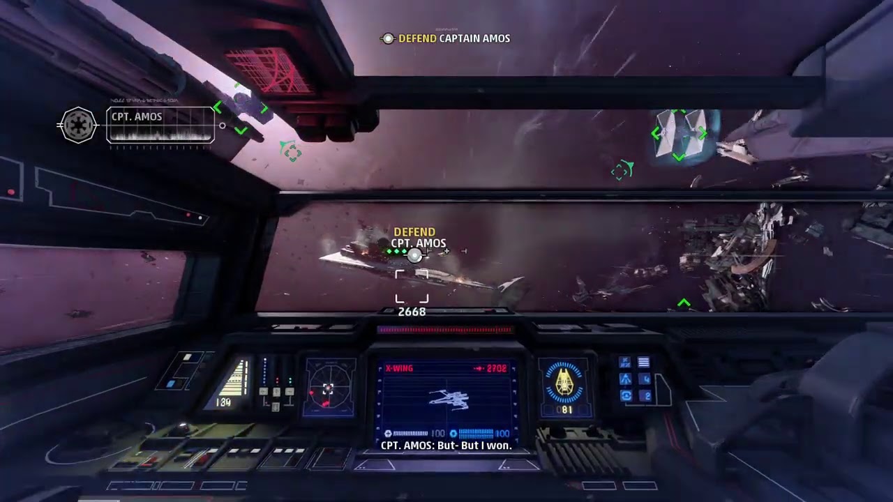 Star Wars Squadrons Defend Captain Amos