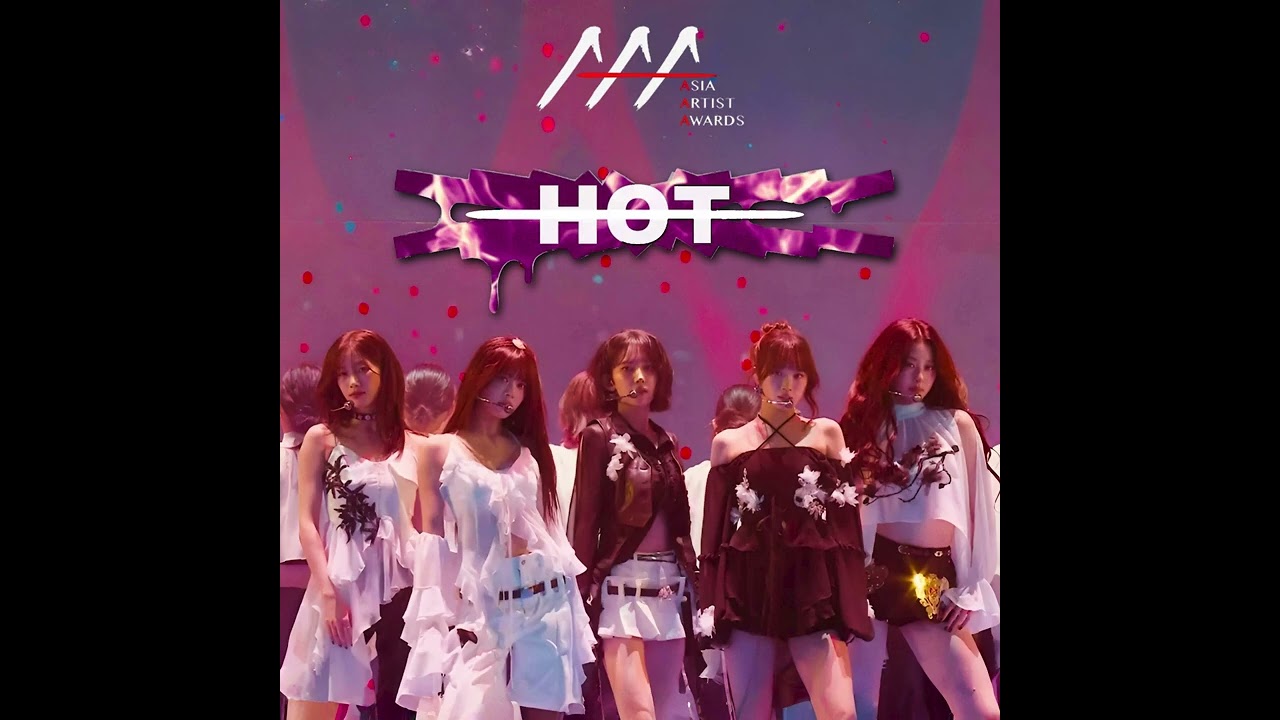 LESSERAFIM (르세라핌) - ‘HOT (Rock Ver.)’ | AAA 2025  (AUDIO)