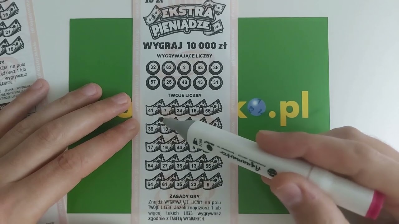 Ekspres Losy Lotto 🎲 Ekstra Pieniądze #0008 💸 zasady, tabela wygranych